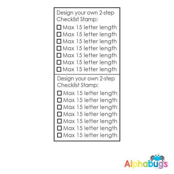 DYO 2-Step 7-Line Checklist (Self-Inking)