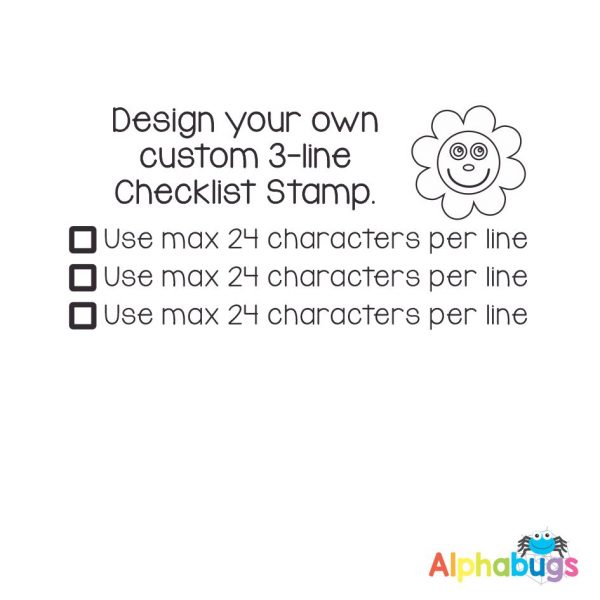 DYO 3-Line Checklist (Self-Inking)