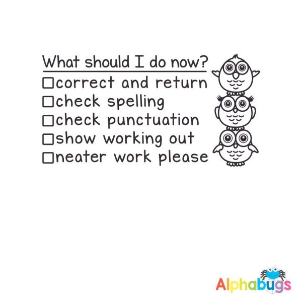 What Now Checklist (Self-Inking)