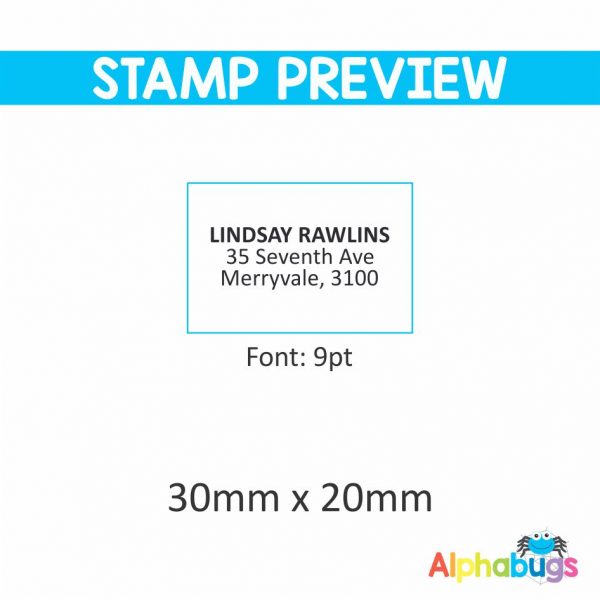 Replacement Stamp Rubber – 30mm x 20mm