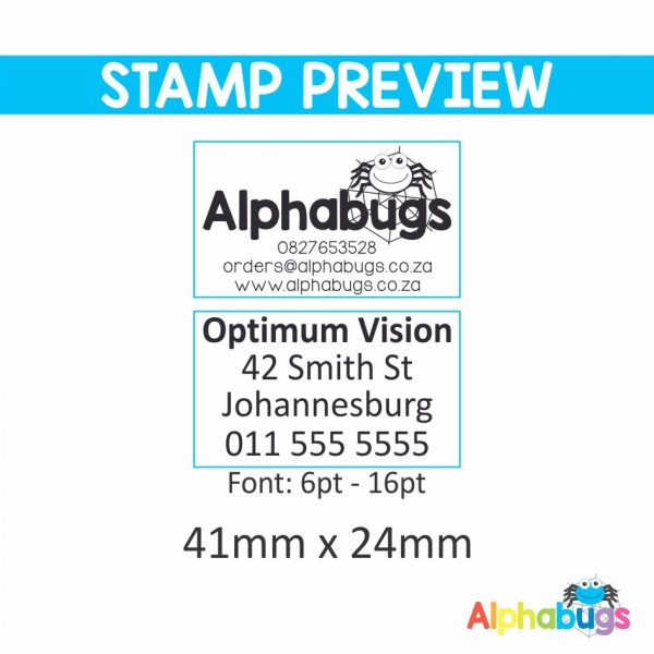 Replacement Stamp Rubber – 41mm x 24mm