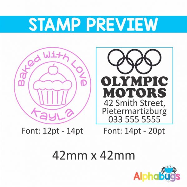 Replacement Stamp Rubber – 42mm x 42mm