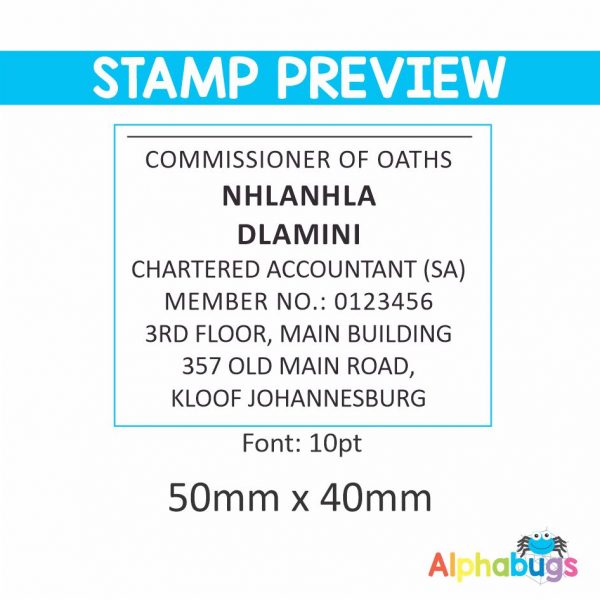 Replacement Stamp Rubber – 50mm x 40mm