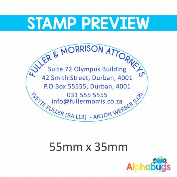 Replacement Stamp Rubber – 55mm x 35mm