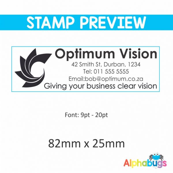 Replacement Stamp Rubber – 82mm x 25mm