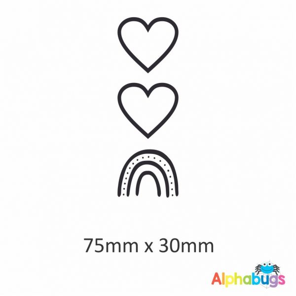 Love & Hope Wooden Stamp 75mm x 30mm