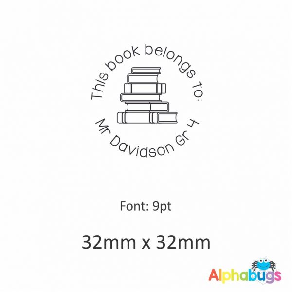 Personalised Stamp – 32mm x 32mm (Self-Inking)