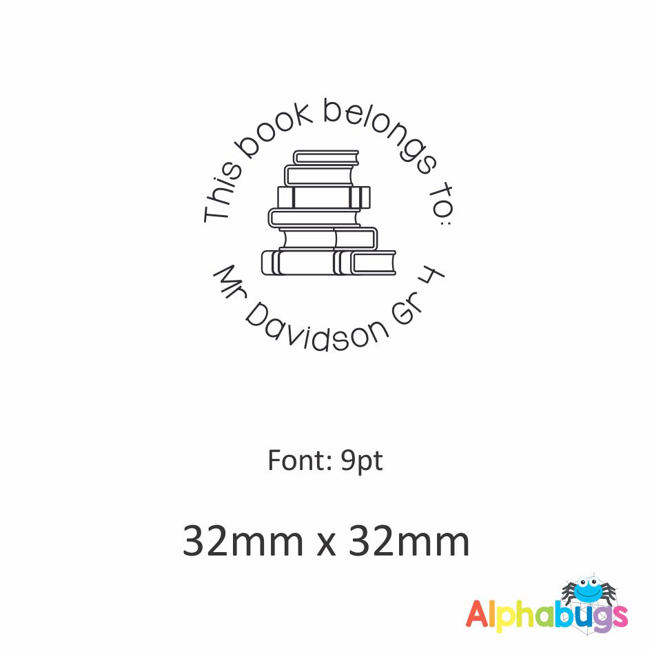 Personalised Stamp – 32mm x 32mm (Self-Inking)